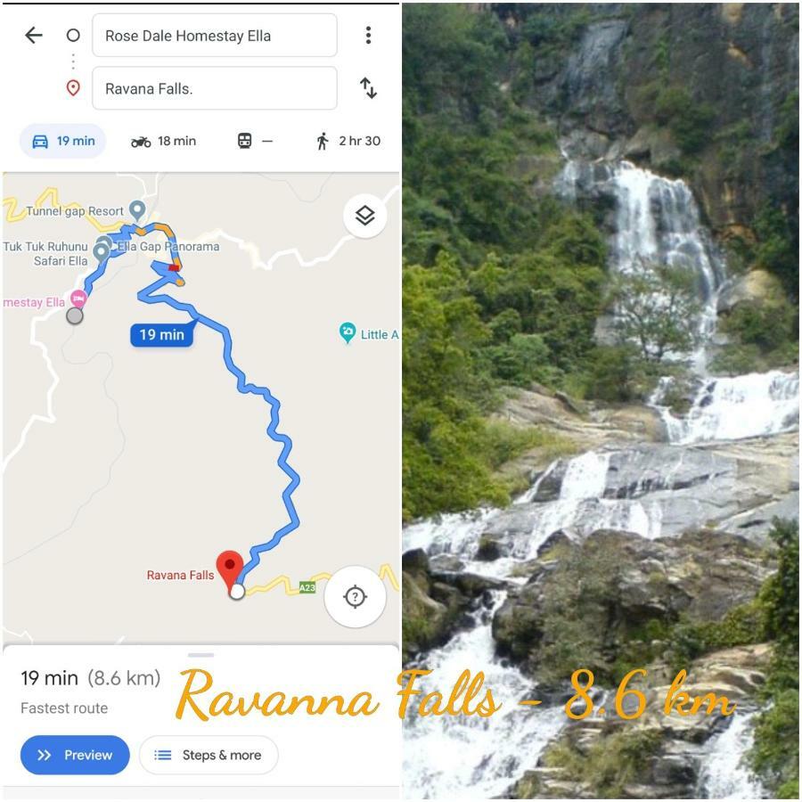 Rose Dale Homestay Ella Esterno foto