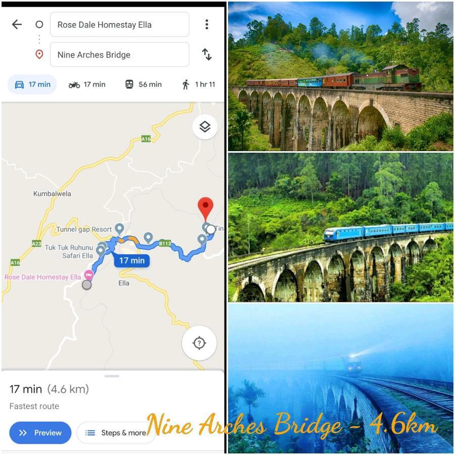 Rose Dale Homestay Ella Esterno foto