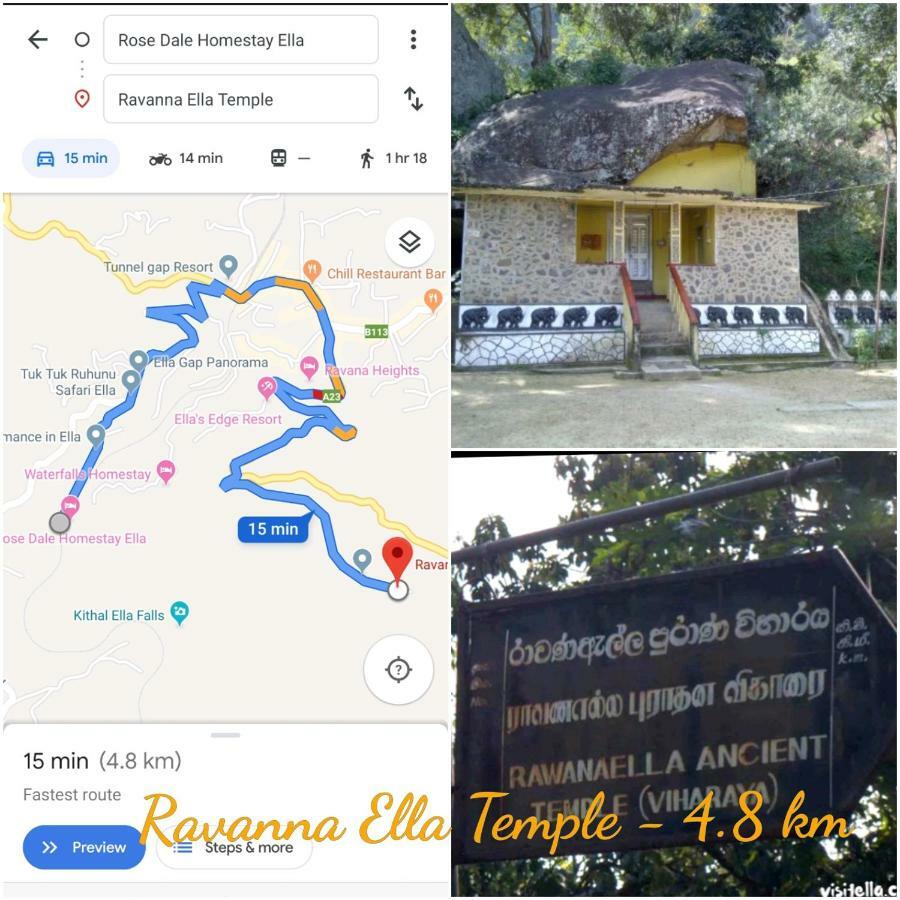 Rose Dale Homestay Ella Esterno foto