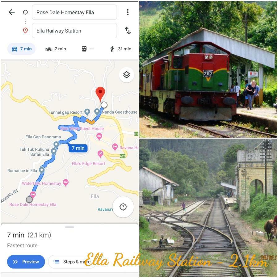 Rose Dale Homestay Ella Esterno foto